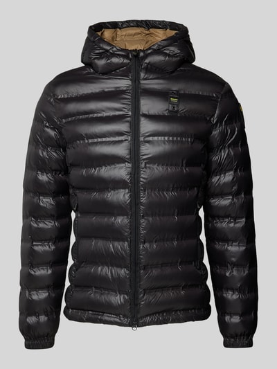 Peek & Cloppenburg Blauer UsaSteppjacke mit Zweiwege-Reißverschluss Modell 'CHARLES' in black Flash Sale