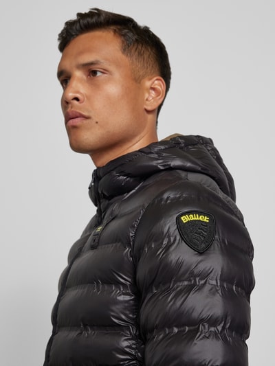 Peek & Cloppenburg Blauer UsaSteppjacke mit Zweiwege-Reißverschluss Modell 'CHARLES' in black Flash Sale