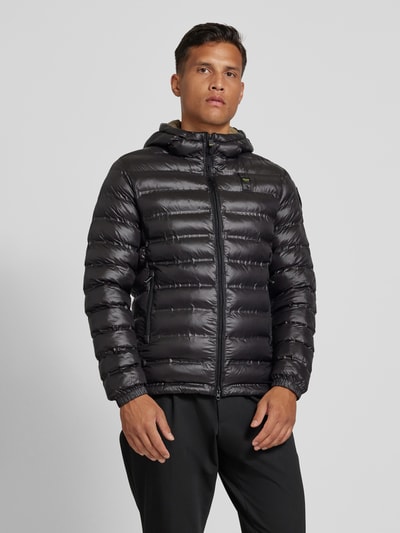Peek & Cloppenburg Blauer UsaSteppjacke mit Zweiwege-Reißverschluss Modell 'CHARLES' in black Flash Sale