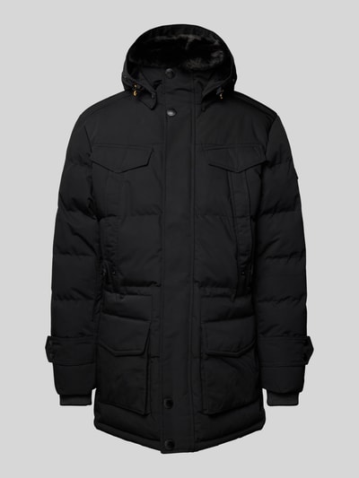 Peek & Cloppenburg WellensteynFunktionsjacke mit Kapuze Modell 'SEAMASTER' in black Exklusivangebot