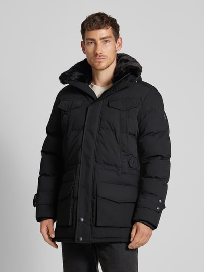 Peek & Cloppenburg WellensteynFunktionsjacke mit Kapuze Modell 'SEAMASTER' in black Exklusivangebot