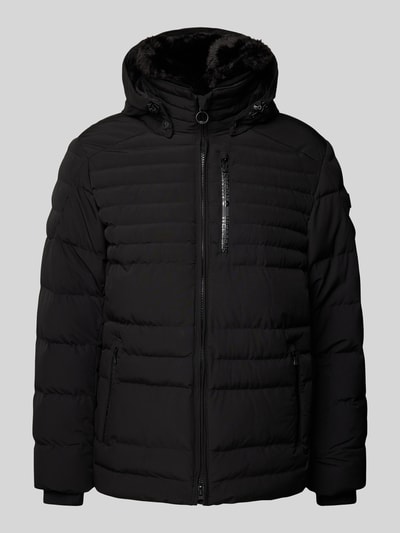 Peek & Cloppenburg WellensteynFunktionsjacke mit Reißverschlusstaschen Modell 'POLAR' in black Saisonschlussverkauf