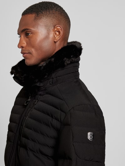 Peek & Cloppenburg WellensteynFunktionsjacke mit Reißverschlusstaschen Modell 'POLAR' in black Saisonschlussverkauf