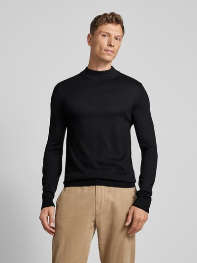 Peek & Cloppenburg Christian Berg MenStrickpullover mit Turtleneck in black Black Friday