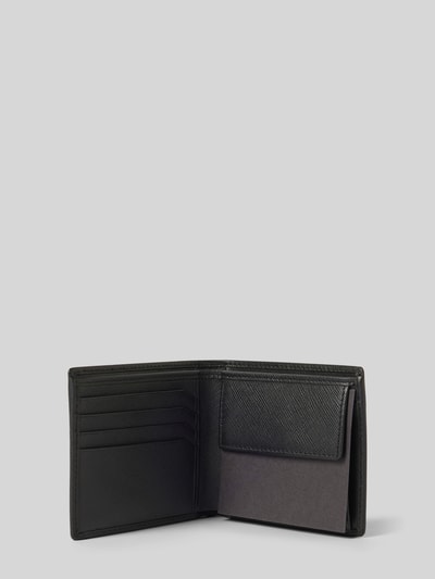 Peek & Cloppenburg HUGOSchlüsselanhänger aus Leder mit Label-Applikationen in black Heißer Verkauf