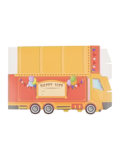 Peek & Cloppenburg DonkeyUnisex Geschenkbox mit Zirkusmotiven in hellrot Zeitlich begrenztes Angebot