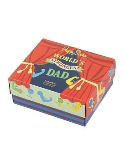 Peek & Cloppenburg Happy SocksSocken im 2er-Pack in Geschenkbox in rot Blitzangebot