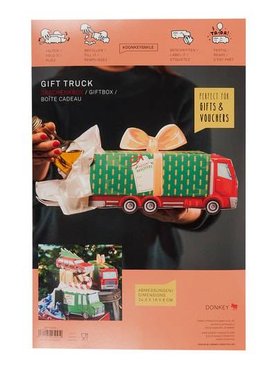 Peek & Cloppenburg DonkeyUnisex Geschenkbox mit Weihnachtsmuster in gruen Räumungsverkauf