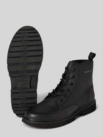 Peek & Cloppenburg Calvin Klein JeansChelsea Boots mit Label-Detail in black 50% Rabatt für begrenzte Zeit