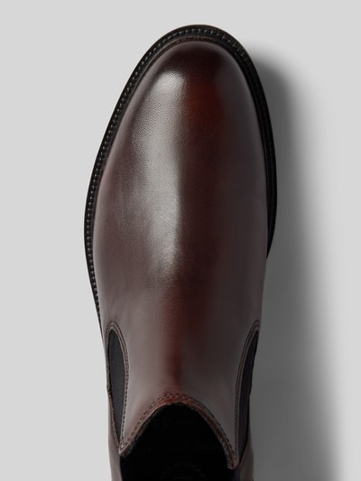 Peek & Cloppenburg bugattiChelsea Boots aus Leder mit Zugschlaufe Modell 'Bonifacio' in mittelbraun 2025