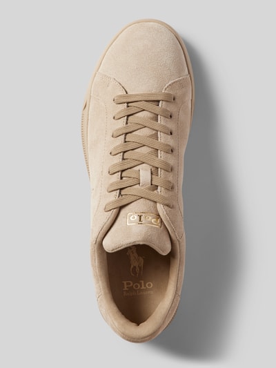 Peek & Cloppenburg Polo Ralph LaurenLedersneaker mit Logo-Prägung in beige Online