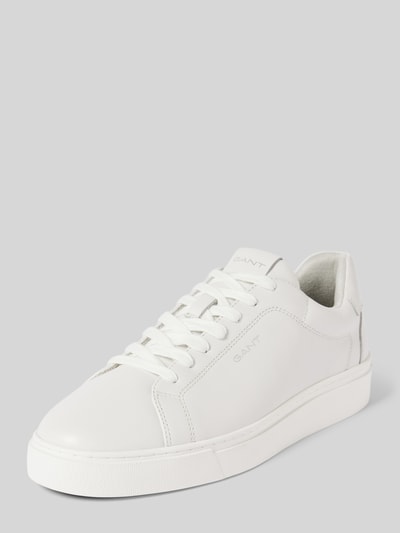 Peek & Cloppenburg GantSneaker aus Leder mit Label-Details in weiss Auslauf