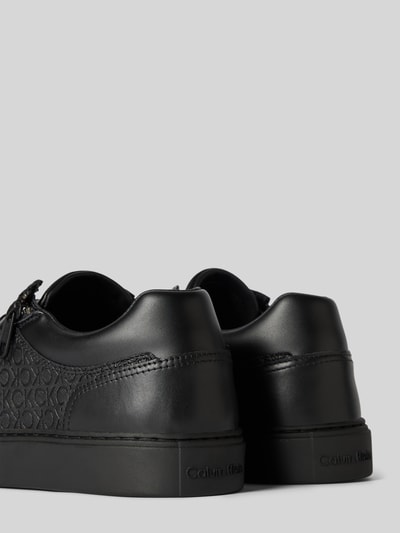 Peek & Cloppenburg CK Calvin KleinLedersneaker mit seitlichem Reißverschluss in black Hotsell