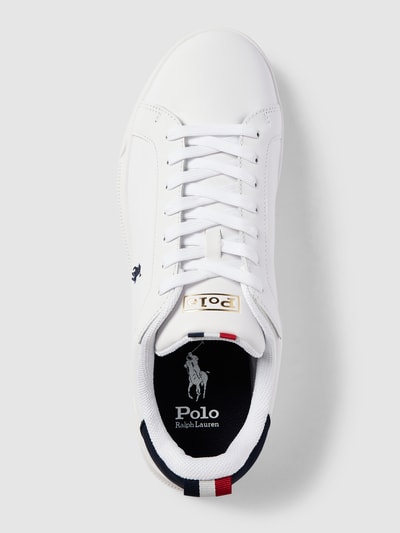 Peek & Cloppenburg Polo Ralph LaurenSneaker aus echtem Leder in weiss im Angebot