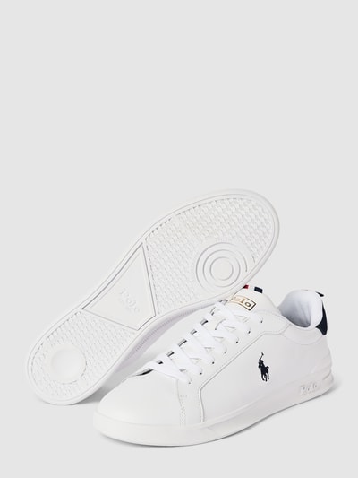 Peek & Cloppenburg Polo Ralph LaurenSneaker aus echtem Leder in weiss im Angebot