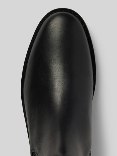 Peek & Cloppenburg Polo Ralph LaurenChelsea Boots aus Leder mit Label-Detail Modell 'TALAN' in black Fabrikverkauf