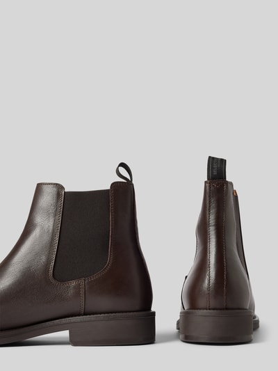 Peek & Cloppenburg SELECTED HOMMEChelsea Boots mit elastischen Einsätzen Modell 'JOSEPH' in mittelbraun Sonderangebot