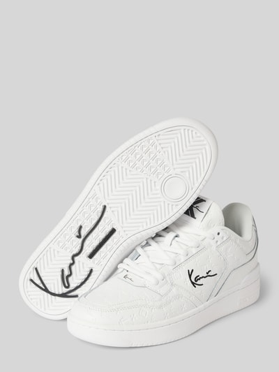 Peek & Cloppenburg KARL KANISneaker aus Leder mit Label-Stitching Modell 'KANI 89' in weiss Rabatt