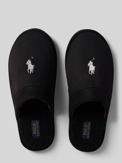 Peek & Cloppenburg Polo Ralph LaurenSlides mit Logo-Stitching Modell 'KLARENCE' in black Versandkostenfrei