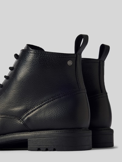Peek & Cloppenburg Jack & JonesSchnürboots mit Label-Prägung Modell 'BARBICAN' in black Preisnachlass