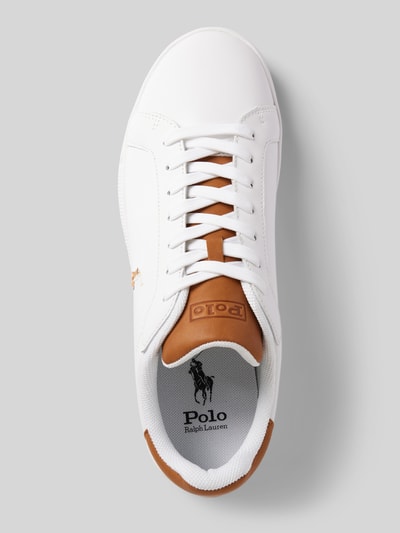 Peek & Cloppenburg Polo Ralph LaurenLedersneaker mit Label-Details in weiss Neueste Mode