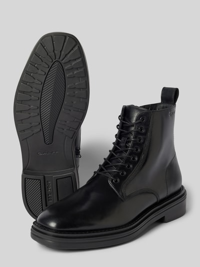 Peek & Cloppenburg GantBoots aus Leder mit Reißverschluss Modell 'Boggar' in black Zeitlich begrenztes Angebot
