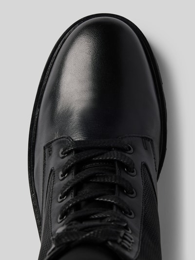 Peek & Cloppenburg JOOP! SHOESLederboots mit Zugschlaufe Modell 'tela stampa hektor' in black Blitzangebot