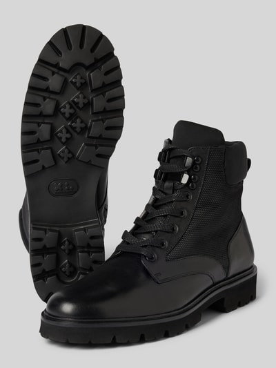 Peek & Cloppenburg JOOP! SHOESLederboots mit Zugschlaufe Modell 'tela stampa hektor' in black Blitzangebot