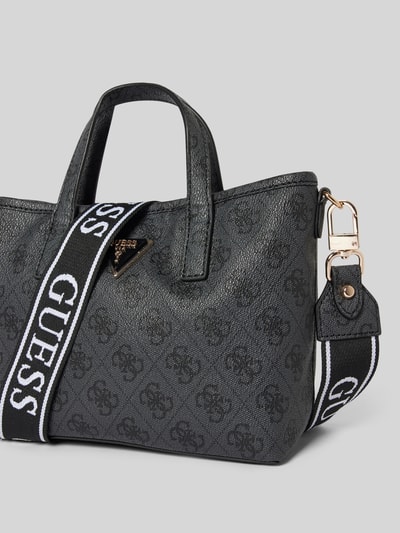 Peek & Cloppenburg GuessHandtasche mit Label-Details Modell 'LATONA' in anthrazit melange Super Sparpreis