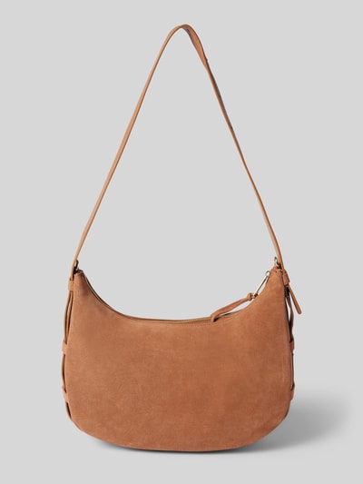 Peek & Cloppenburg Hey MarlyLederhandtasche mit Label-Applikation Modell 'Lifetime Sister' in cognac Letzte 2 Tage
