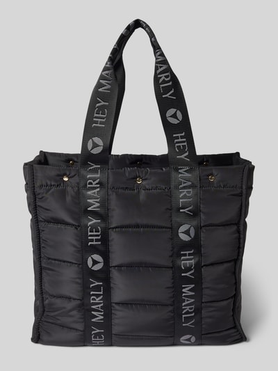 Peek & Cloppenburg Hey MarlyShopper mit Ziernähten Modell 'Best Buddy' in black Bis zu 65% Rabatt