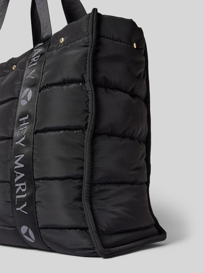 Peek & Cloppenburg Hey MarlyShopper mit Ziernähten Modell 'Best Buddy' in black Bis zu 65% Rabatt