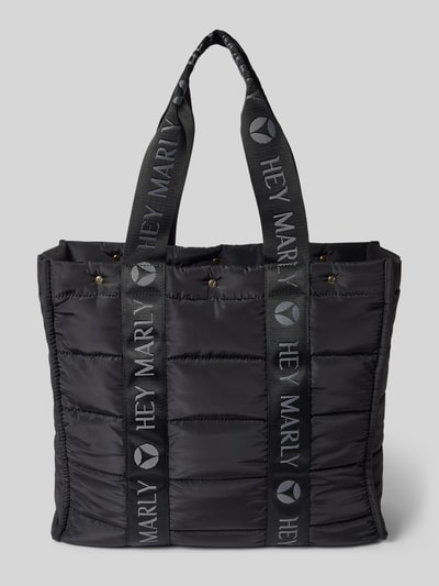 Peek & Cloppenburg Hey MarlyShopper mit Ziernähten Modell 'Best Buddy' in black Bis zu 65% Rabatt