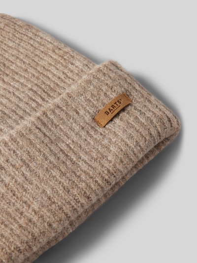 Peek & Cloppenburg BartsBeanie mit Label-Patch Modell 'Witzia' in hellbraun Bis zu 55% Rabatt