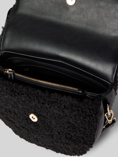 Peek & Cloppenburg VALENTINO BAGSHandtasche mit Teddyfell und Label-Applikation Modell 'SPECIAL' in black 50% Rabatt mit kostenlosem Versand