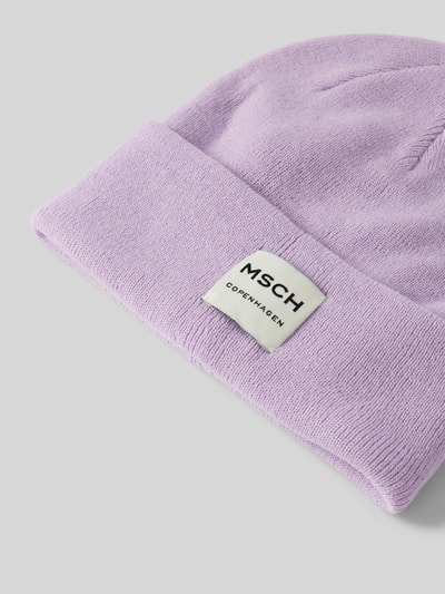 Peek & Cloppenburg MSCH CopenhagenBeanie mit Label-Patch Modell 'Mojo' in flieder zollfrei