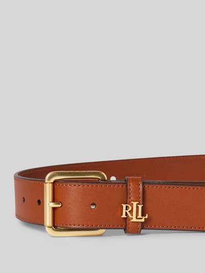 Peek & Cloppenburg Lauren Ralph LaurenGürtel mit Dornschließe und Label-Detail in cognac Verkauf