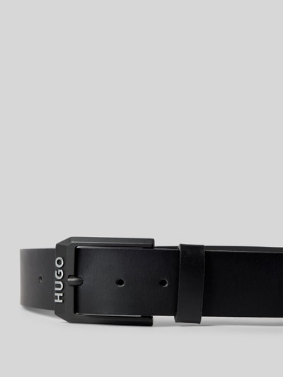 Peek & Cloppenburg HUGOGürtel mit Label-Detail Modell 'Gelio' in black Hotsell