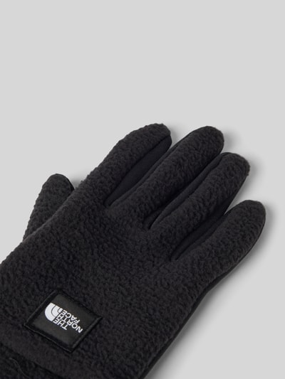 Peek & Cloppenburg The North FaceHandschuhe mit Label-Patch Modell 'FLEESKI' in black Schlussverkauf
