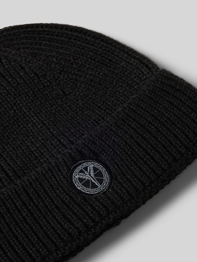 Peek & Cloppenburg CARLO COLUCCIMütze mit Label-Patch in black Blitzverkäufe