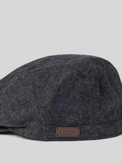 Peek & Cloppenburg BarbourSchiebermütze mit Strukturmuster Modell 'Barlow' in dunkelgrau Kostenloser Versand