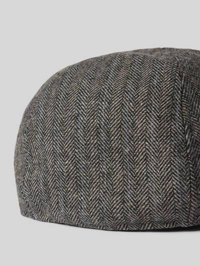 Peek & Cloppenburg BartsSchiebermütze mit Label-Badge Modell 'MR. MITCHELL' in dunkelgrau melange Begrenztes Angebot