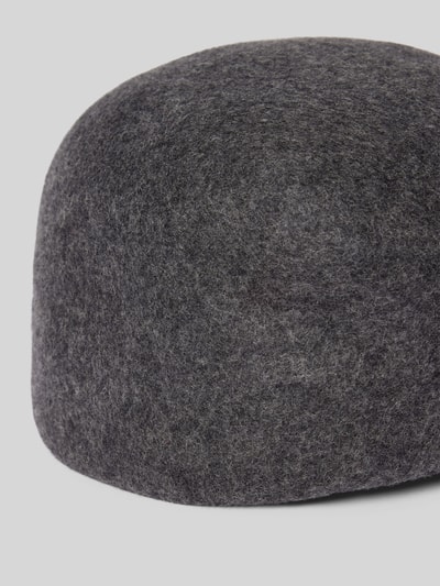 Peek & Cloppenburg Müller HeadwearSchiebermütze aus Wolle in dunkelgrau melange Online Shopping