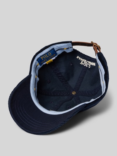 Peek & Cloppenburg Polo Ralph LaurenCap aus Cord mit Label-Stitching in marine Vatertagsangebot