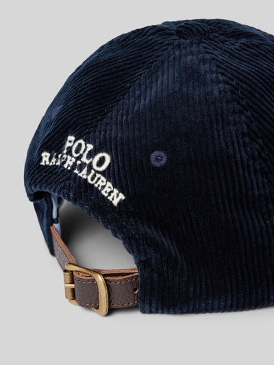 Peek & Cloppenburg Polo Ralph LaurenCap aus Cord mit Label-Stitching in marine Vatertagsangebot