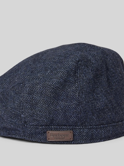 Peek & Cloppenburg BarbourSchiebermütze mit Strukturmuster Modell 'Barlow' in marine Saisonale Angebote