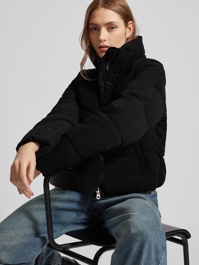 Peek & Cloppenburg OnlyRegular Fit Steppjacke aus Cord Modell 'NEWDOLLY' in metallic black Zeitbegrenzte Promotion
