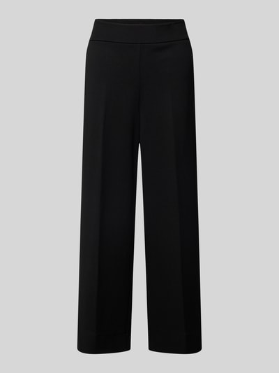 Peek & Cloppenburg OPUSWide Leg Stoffhose mit Bügelfalten Modell 'Misha city' in black Bis zu 50% Rabatt