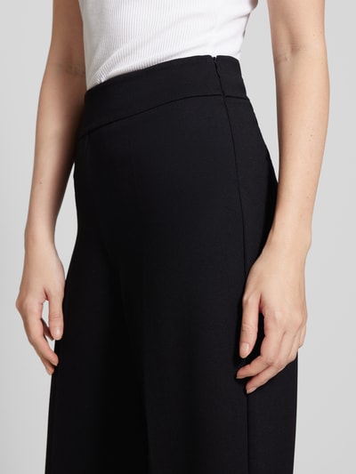 Peek & Cloppenburg OPUSWide Leg Stoffhose mit Bügelfalten Modell 'Misha city' in black Bis zu 50% Rabatt