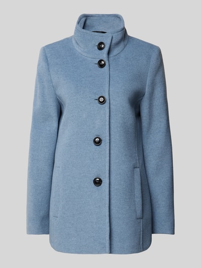 Peek & Cloppenburg Fuchs SchmittWolljacke mit Stehkragen und Knopfverschluss in bleu Vierteljährliche Förderung